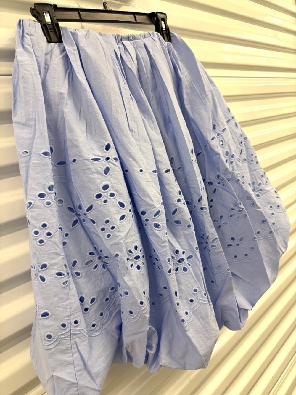 Hemant & Nandita Tube Balloon Mini Dress Powder Blue Womens Size Small - Picture 6 of 13